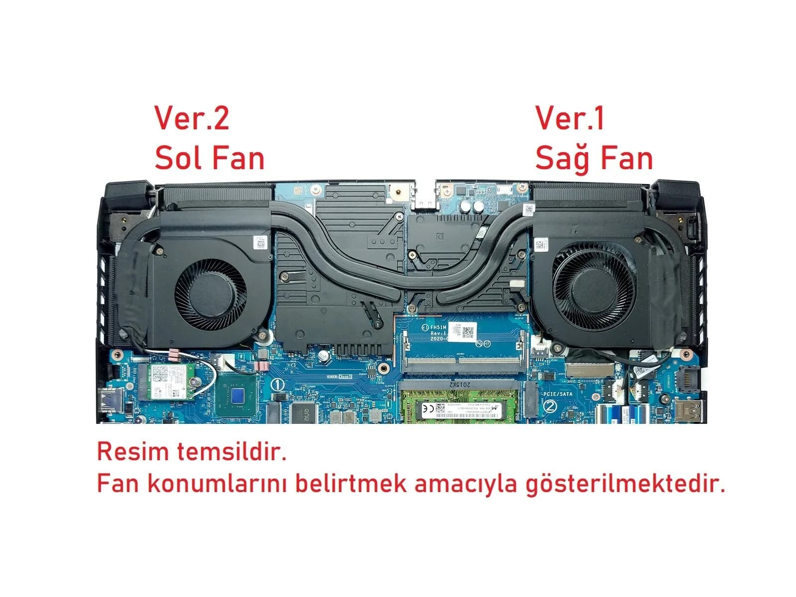 Acer Nitro 5 AN517-52-569D Fan V1 (Sağ Fan)