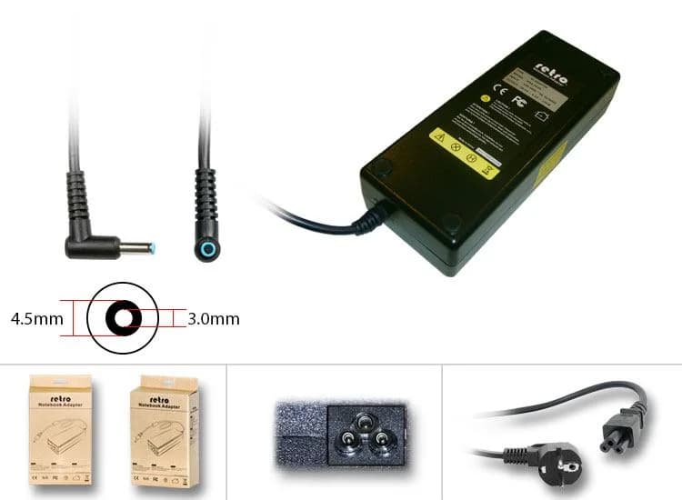 Hp 19.5V 11.8A 230W 4.5 mm İğne Uçlu Adaptör RETRO